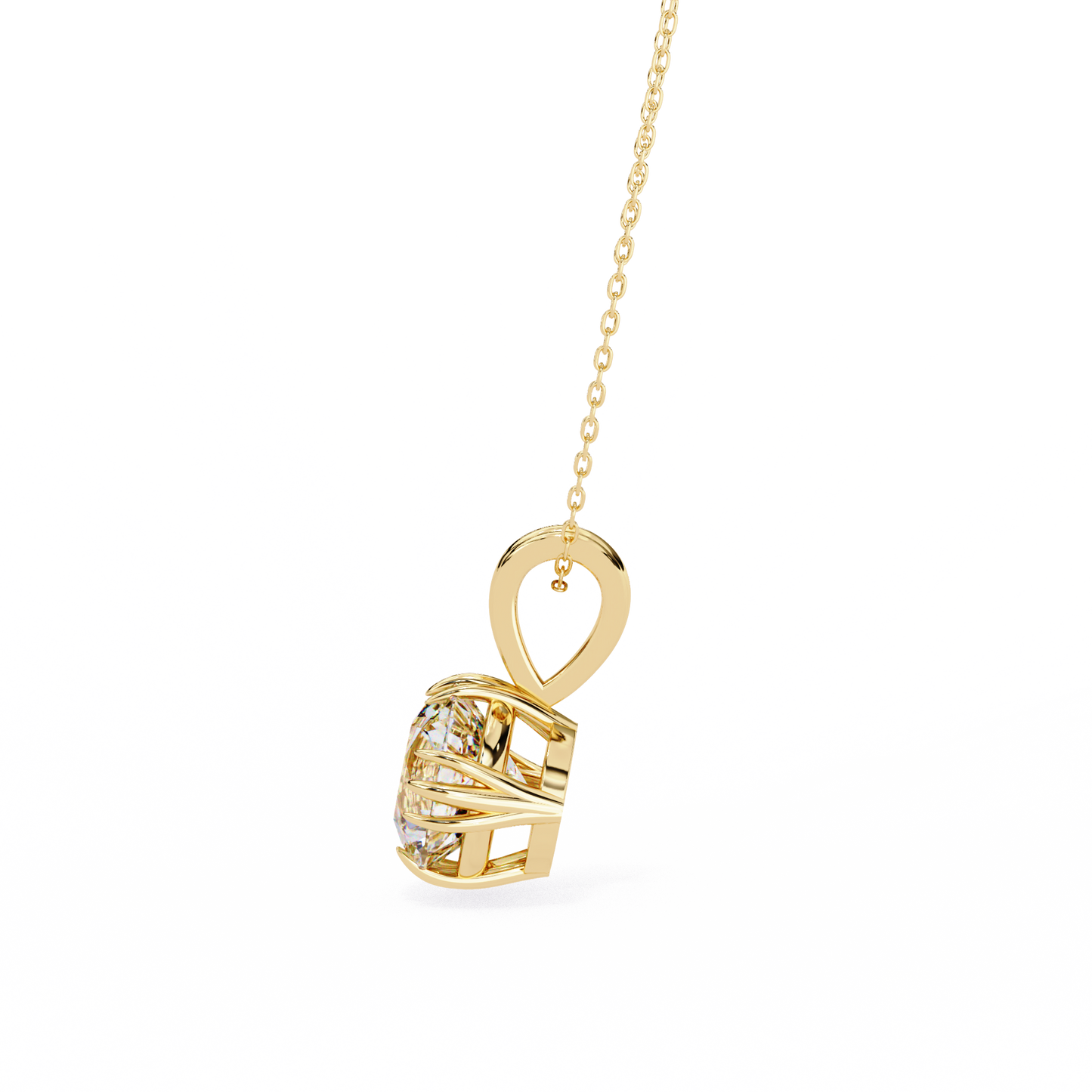 fleur radiance lab-grown diamond pendant