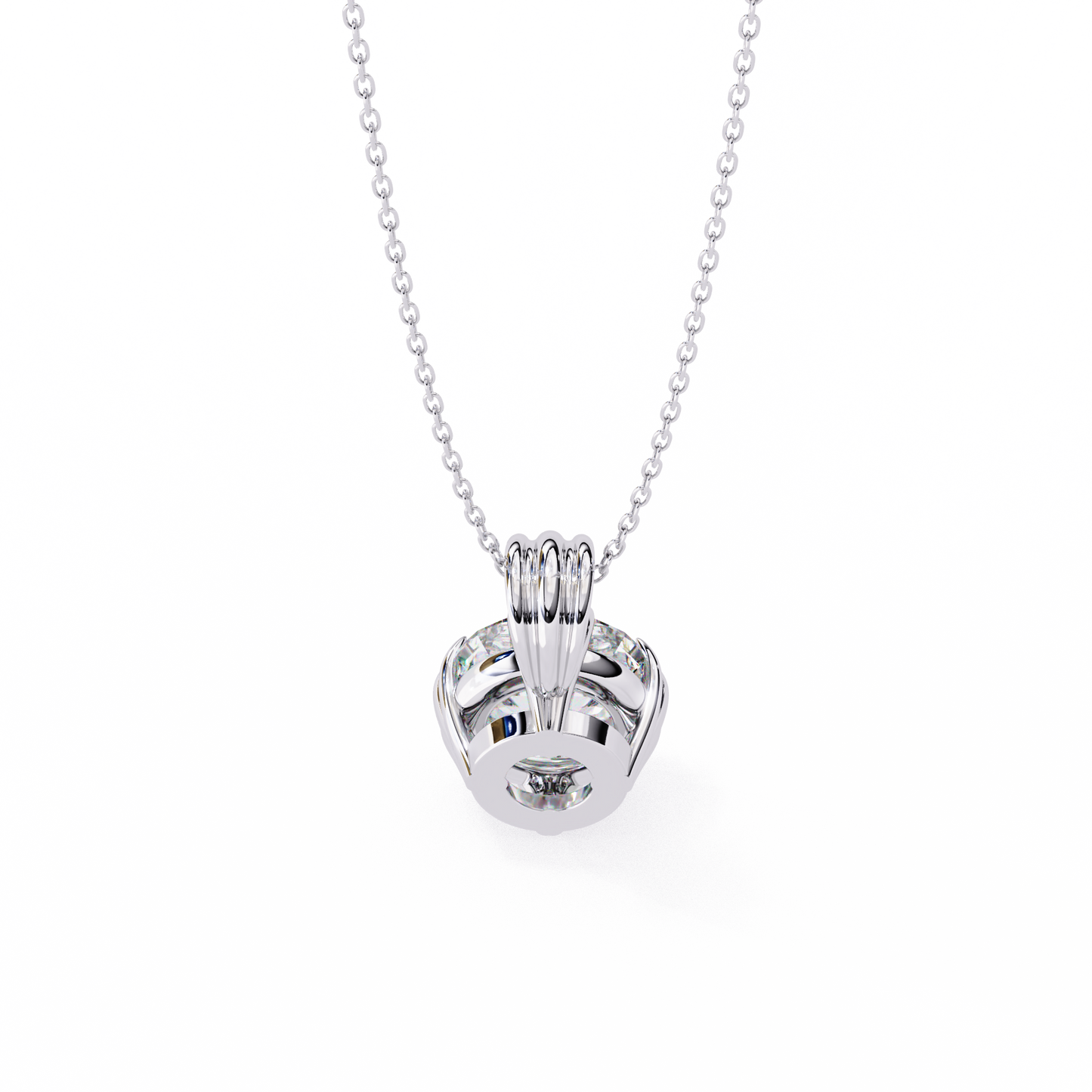 fleur radiance lab-grown diamond pendant