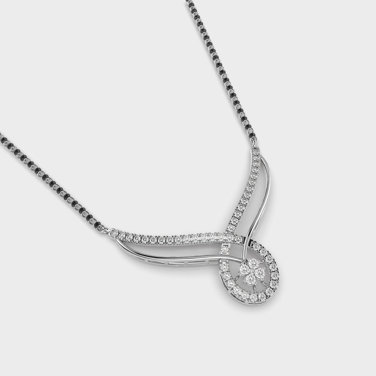flora and drop mangalsutra (with chain)