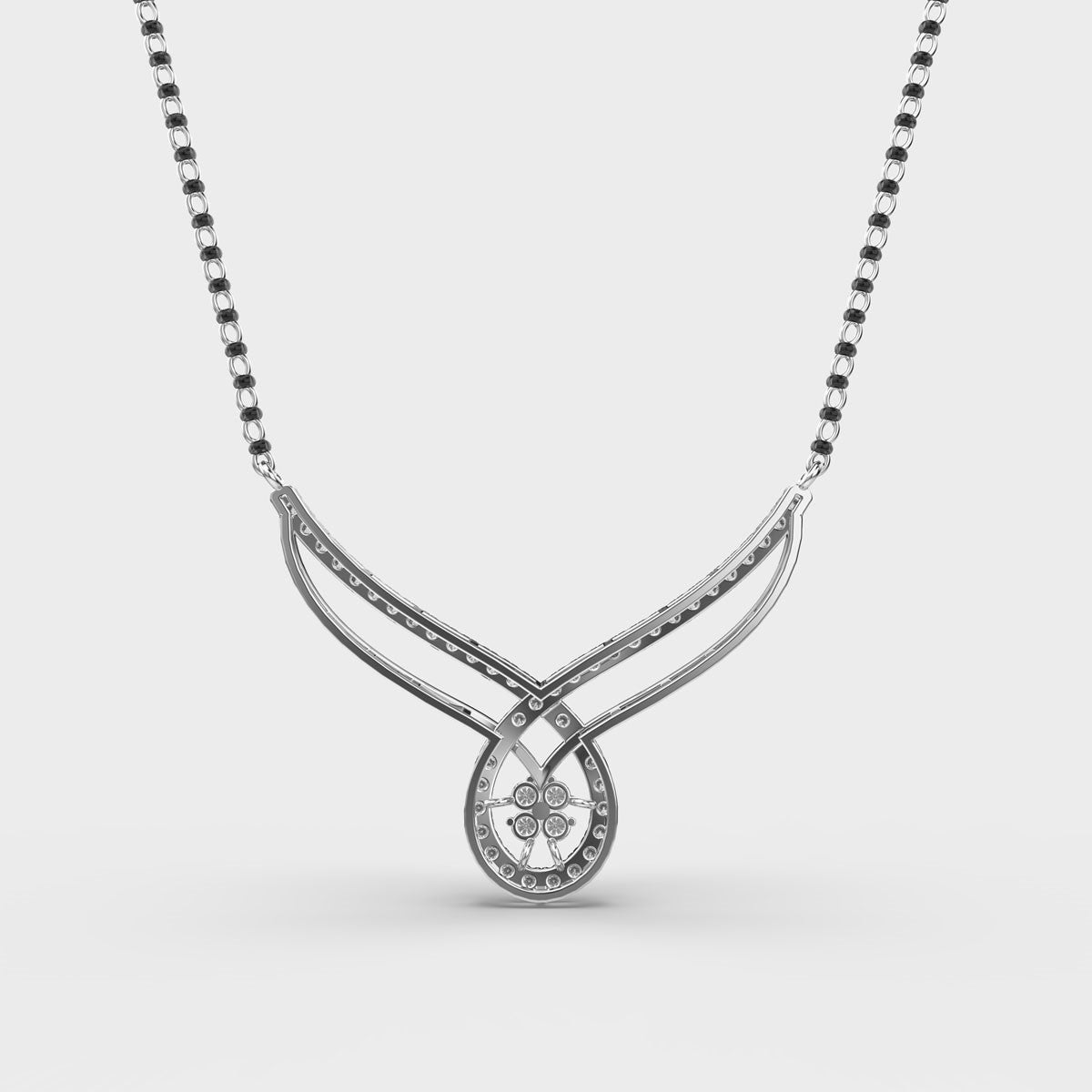 flora and drop mangalsutra (with chain)