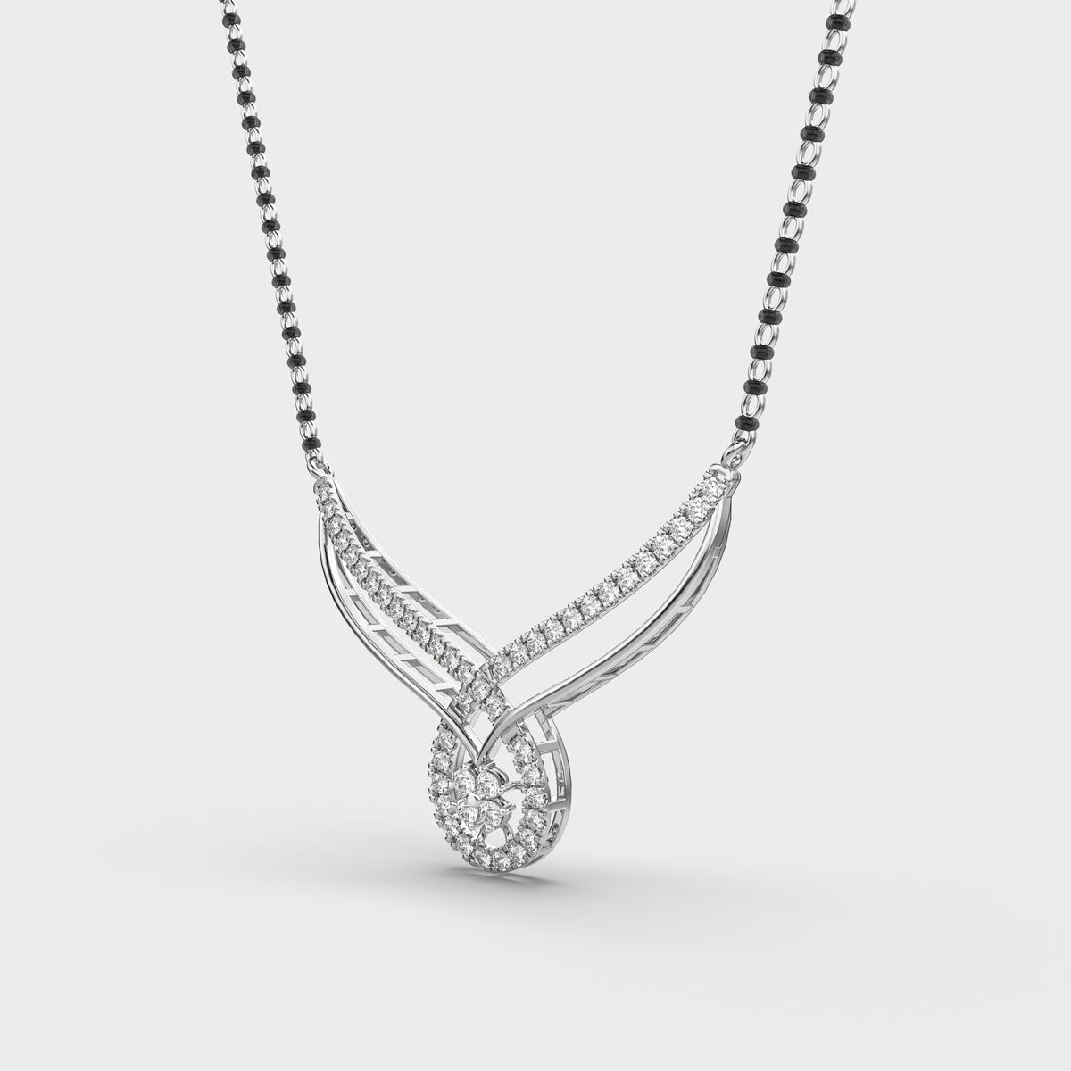 flora and drop mangalsutra (with chain)