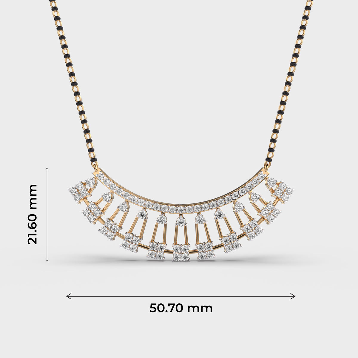 companionship mangalsutra (with chain)