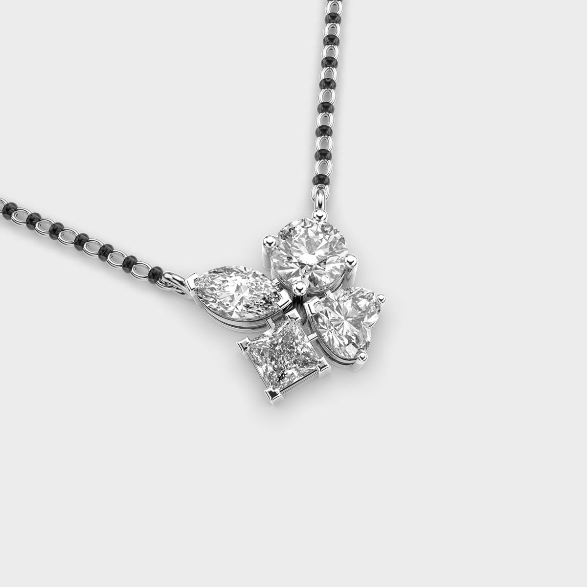 lover’s luck diamond pendant (with chain)