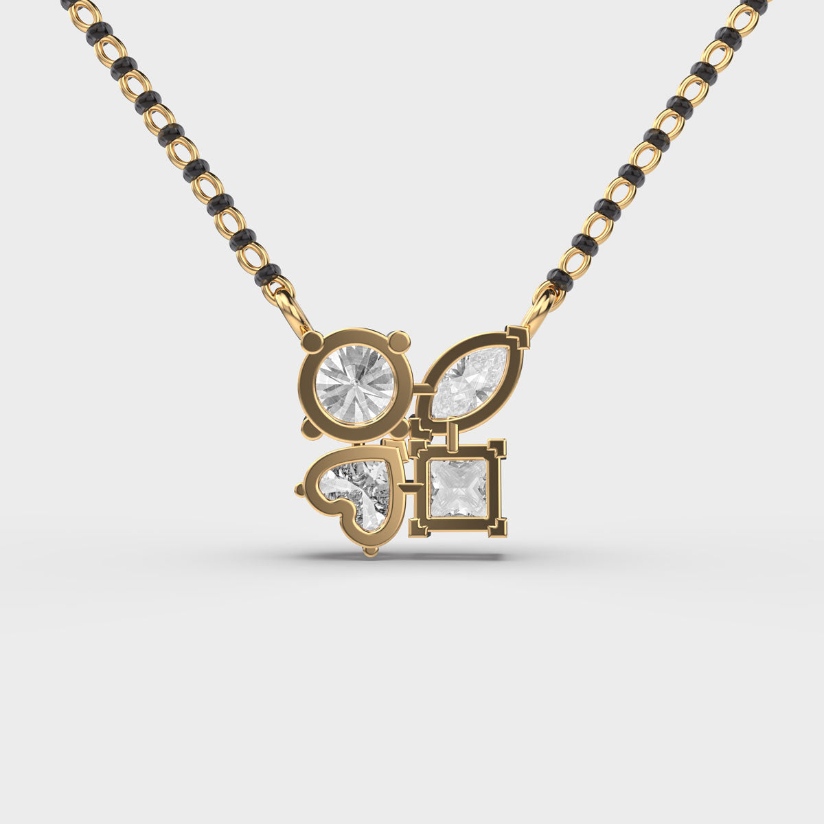 lover’s luck diamond pendant (with chain)
