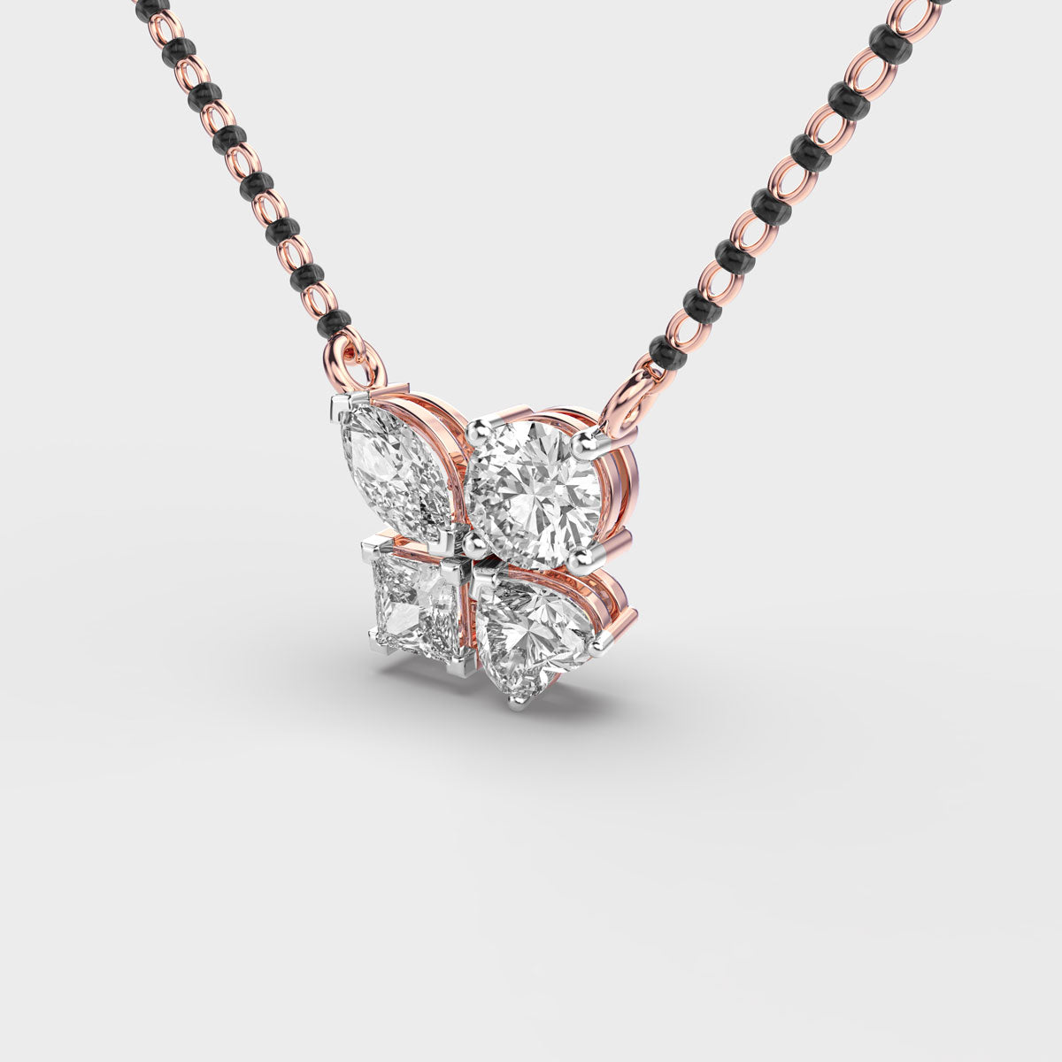 lover’s luck diamond pendant (with chain)