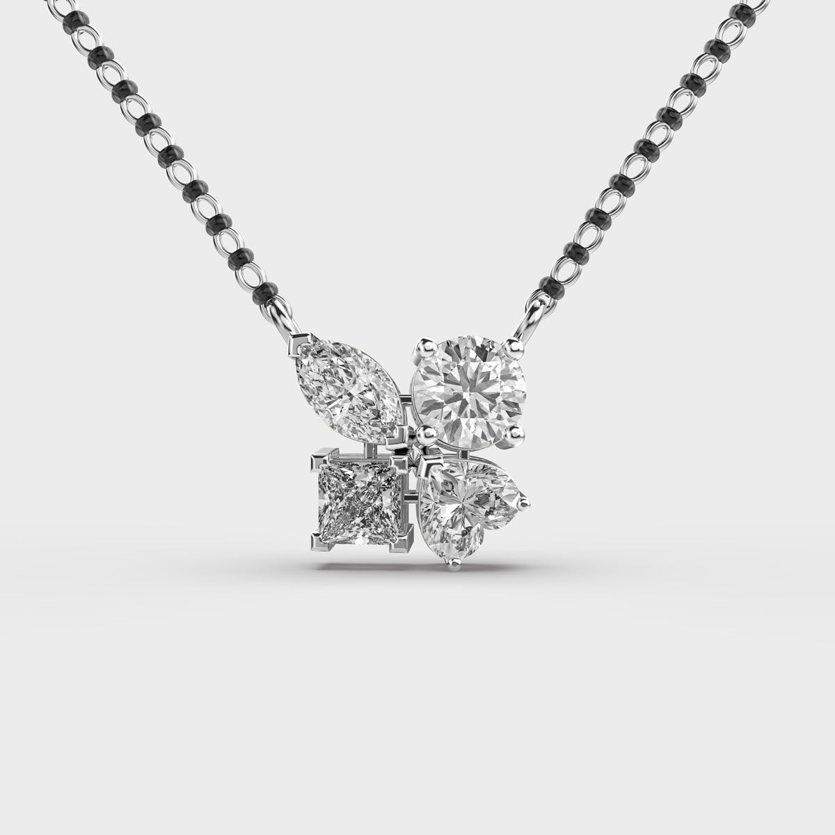 lover’s luck diamond pendant (with chain)