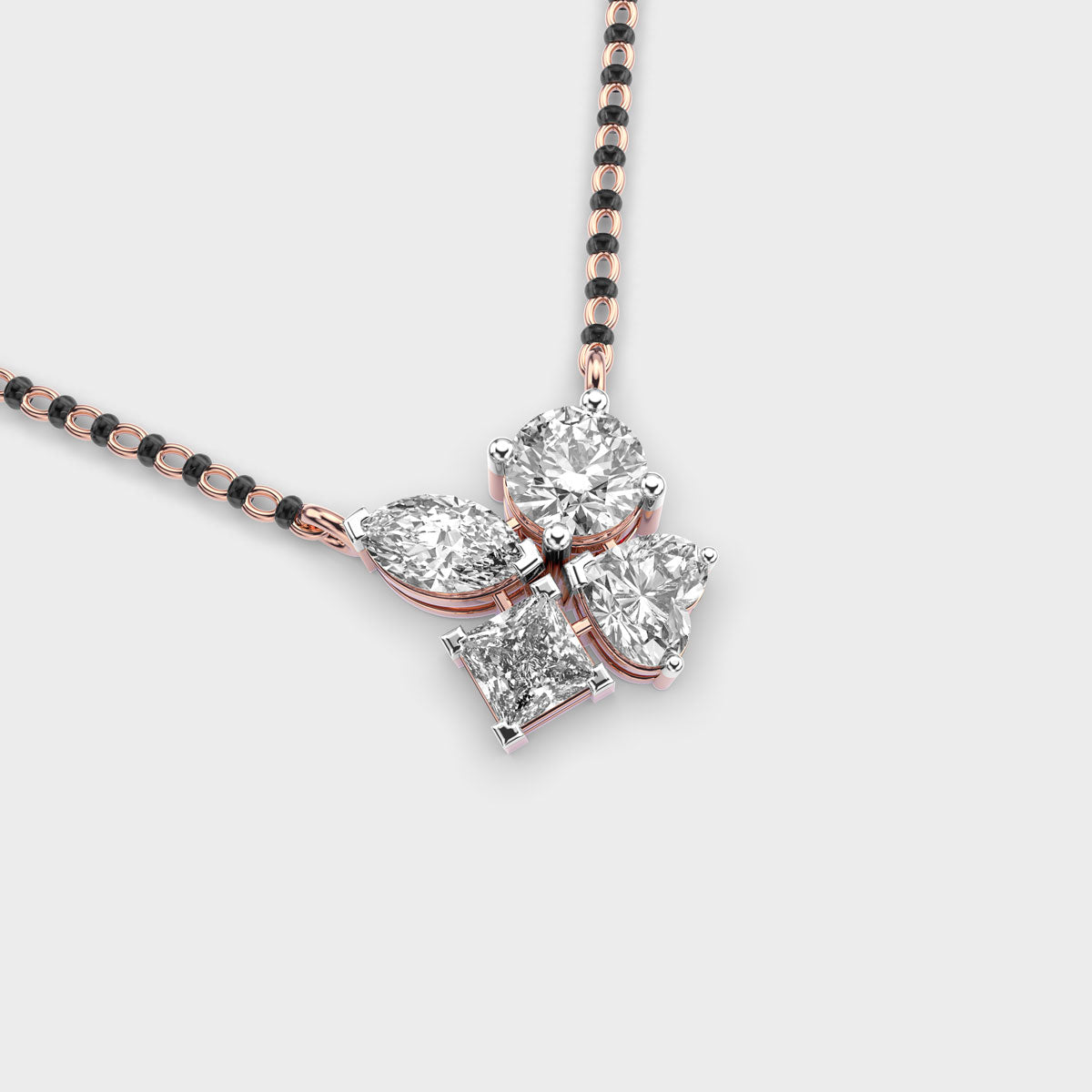 lover’s luck diamond pendant (with chain)