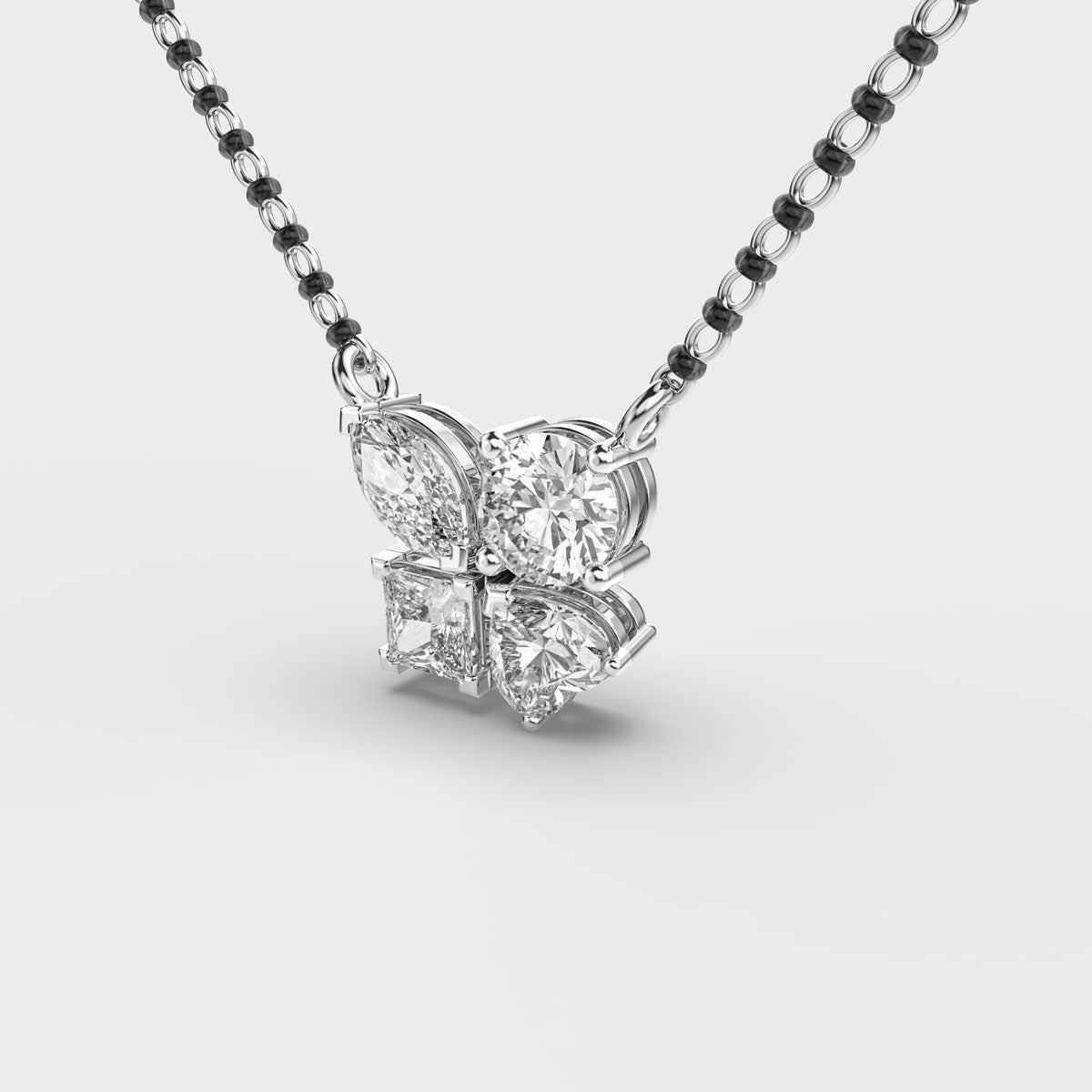 lover’s luck diamond pendant (with chain)