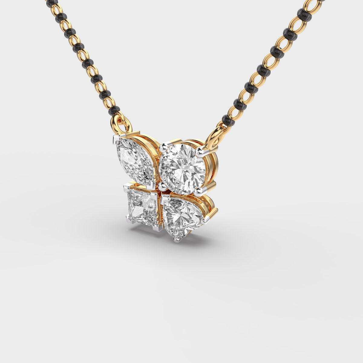 lover’s luck diamond pendant (with chain)