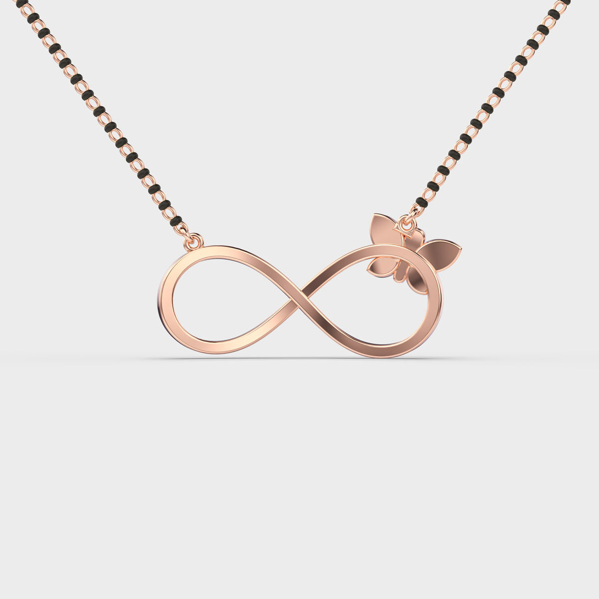 infinity butterfly pendant