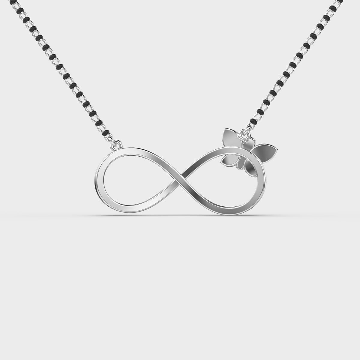 infinity butterfly pendant