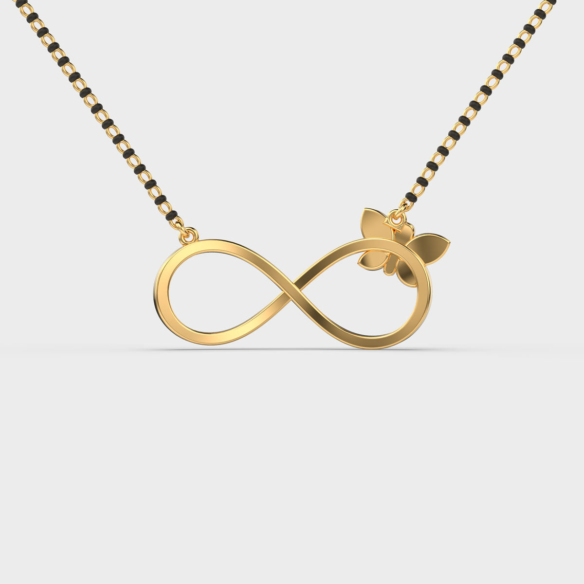 infinity butterfly pendant