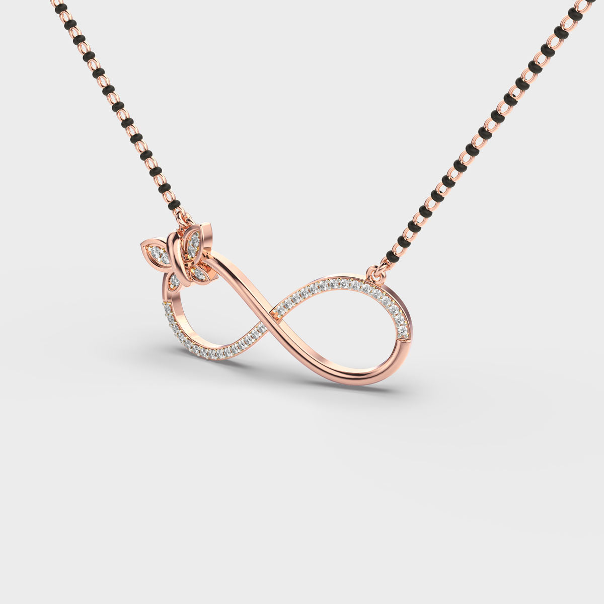 infinity butterfly pendant