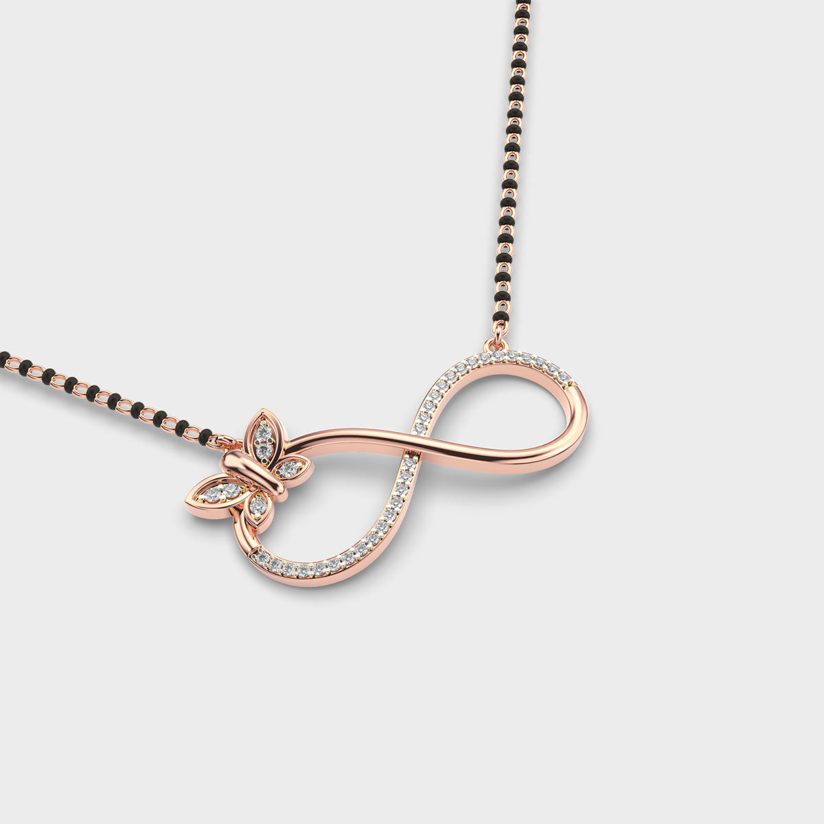 infinity butterfly pendant