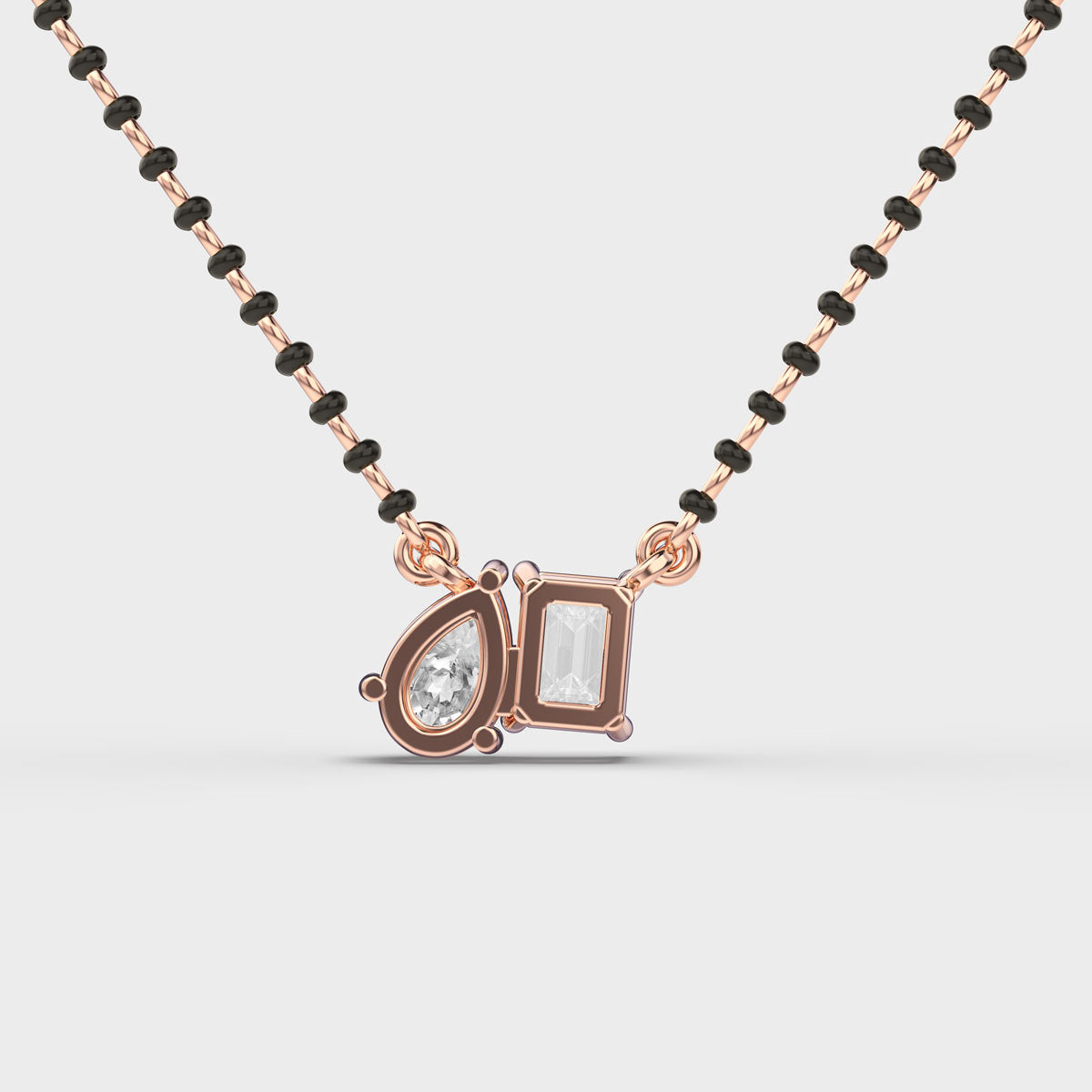 axisglow geometric diamond pendant