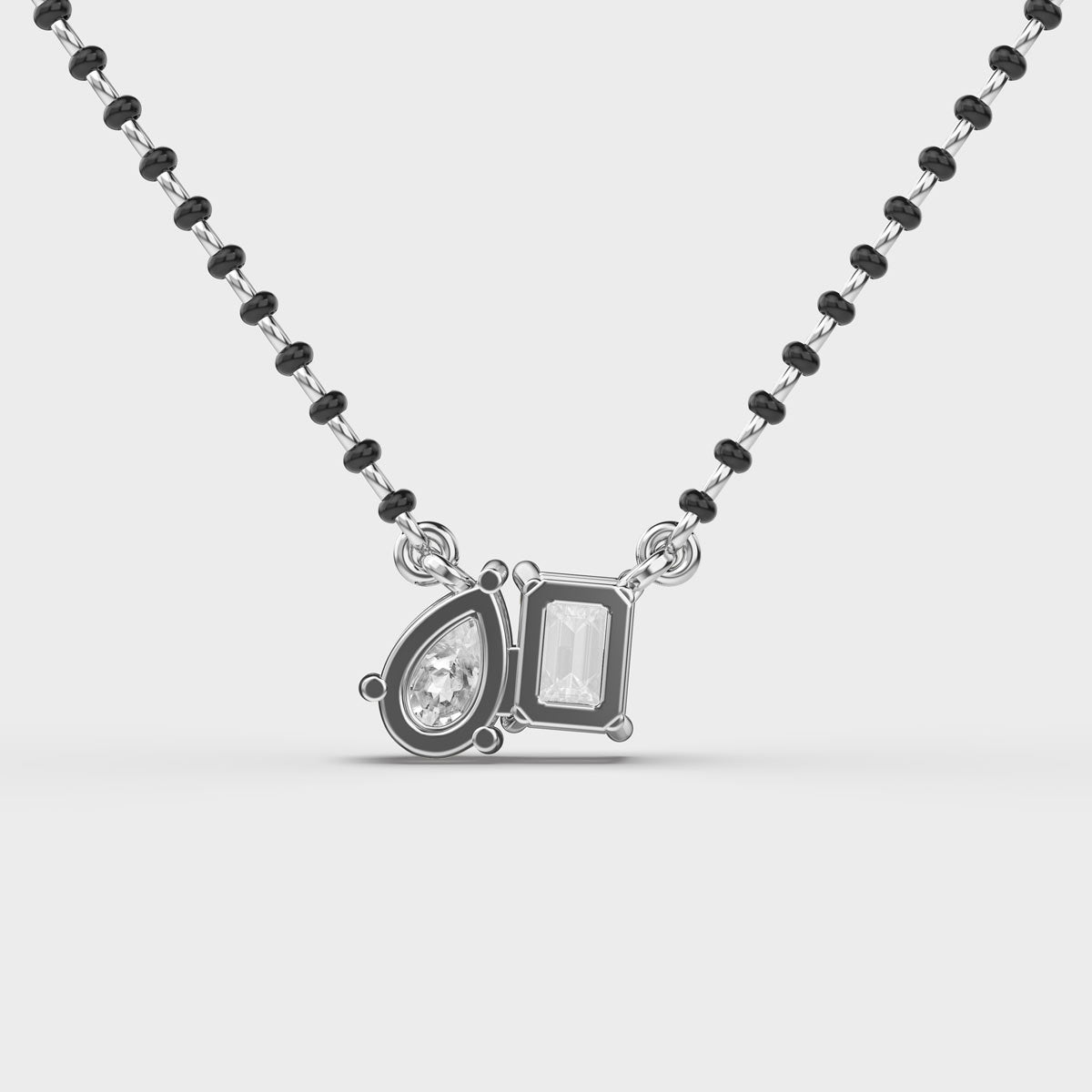 axisglow geometric diamond pendant