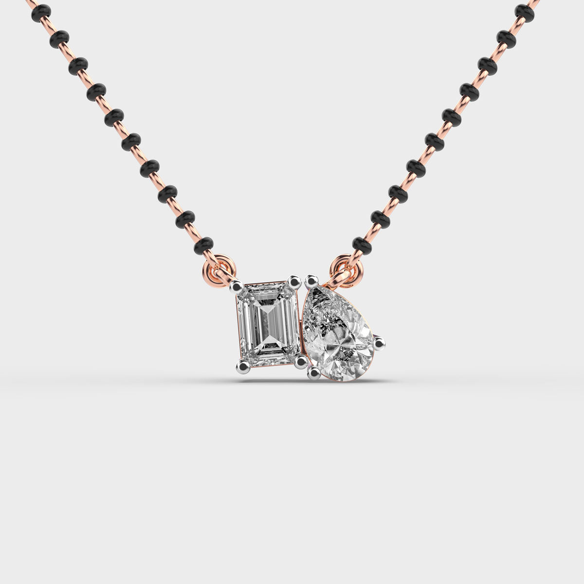 axisglow geometric diamond pendant