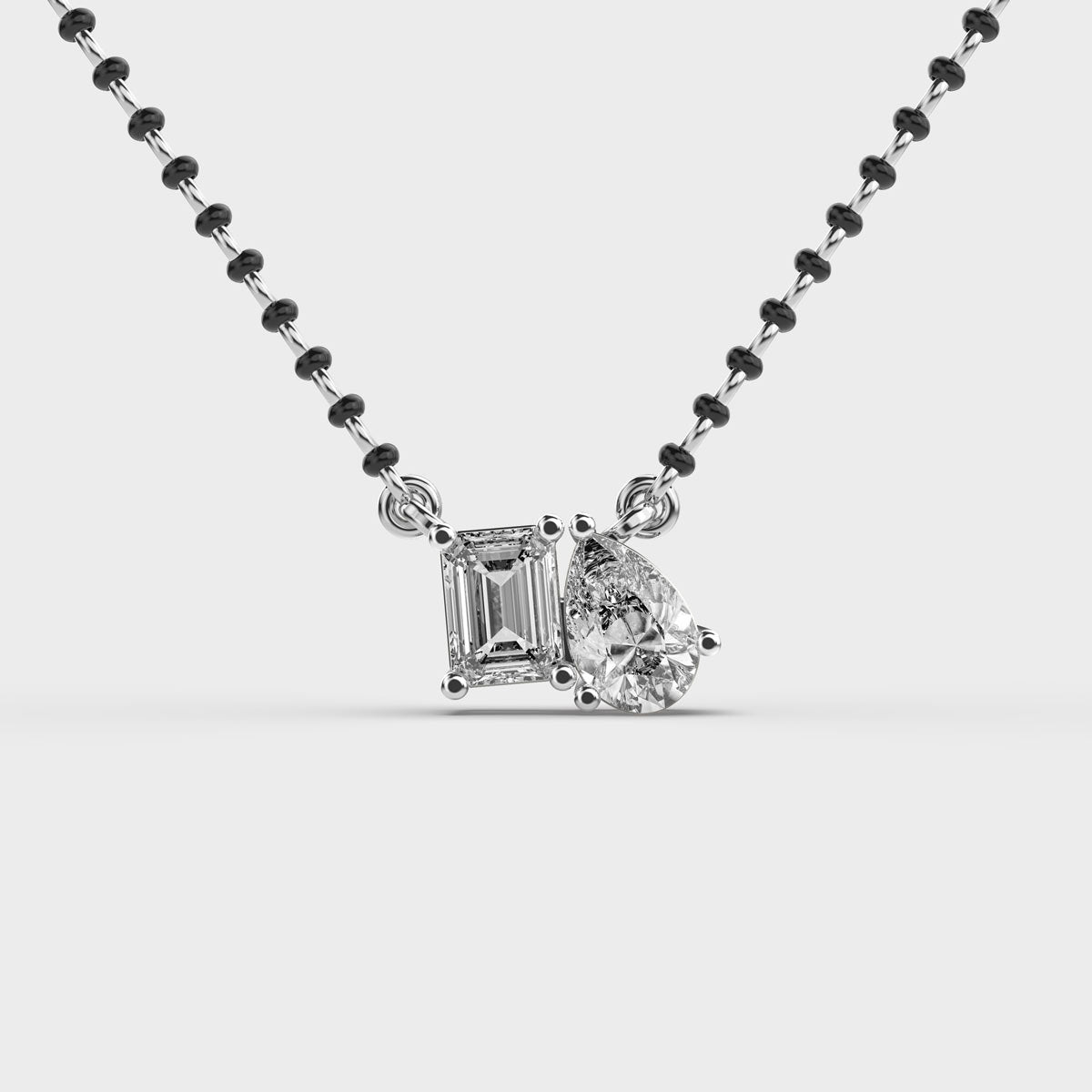 axisglow geometric diamond pendant