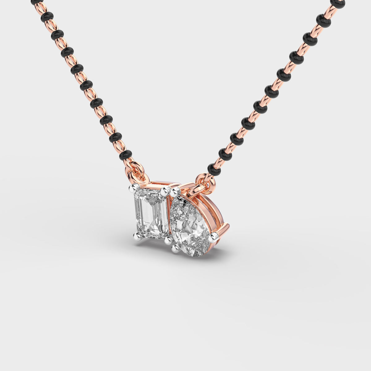axisglow geometric diamond pendant