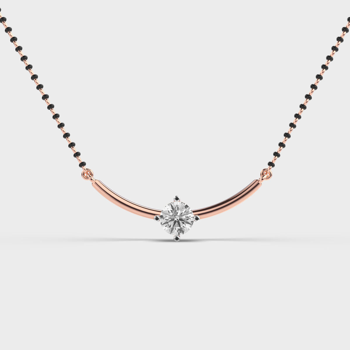 minimalistic presence diamond pendant (with chain)