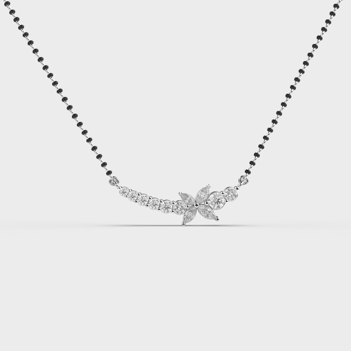 jasmine whisper mangalsutra pendant