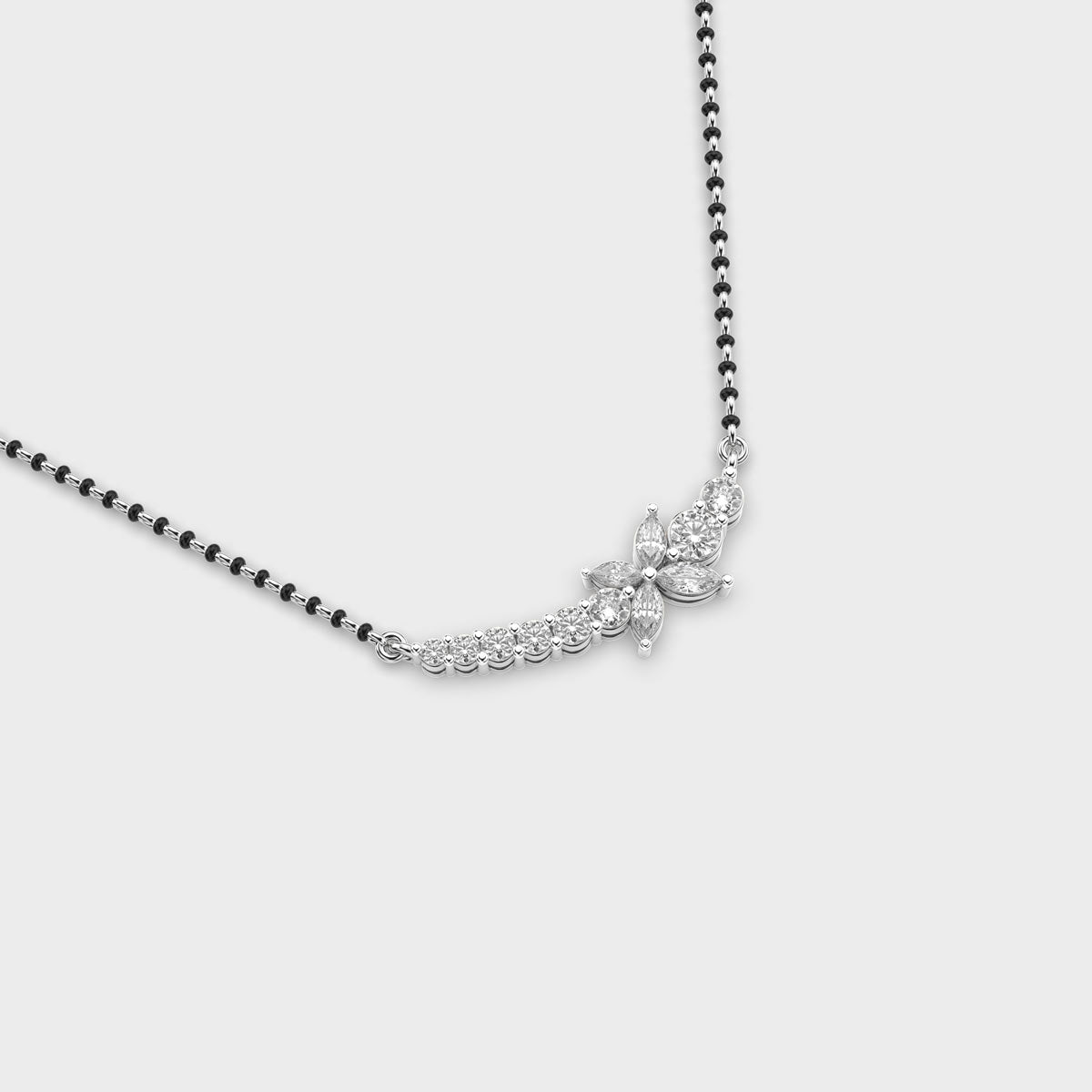 jasmine whisper mangalsutra pendant