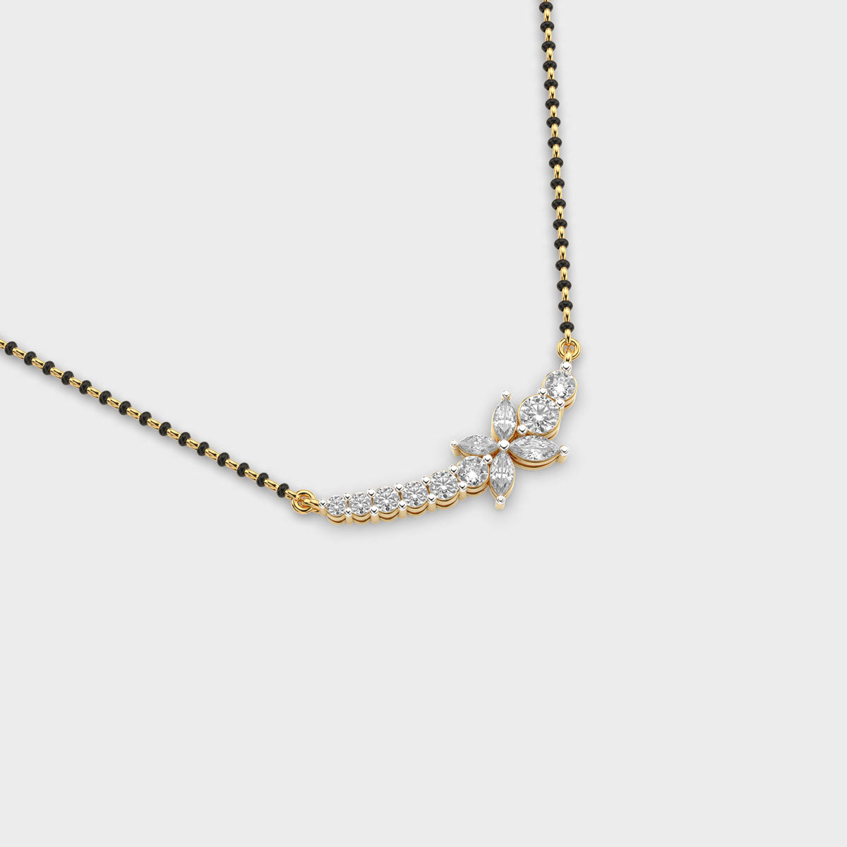 jasmine whisper mangalsutra pendant