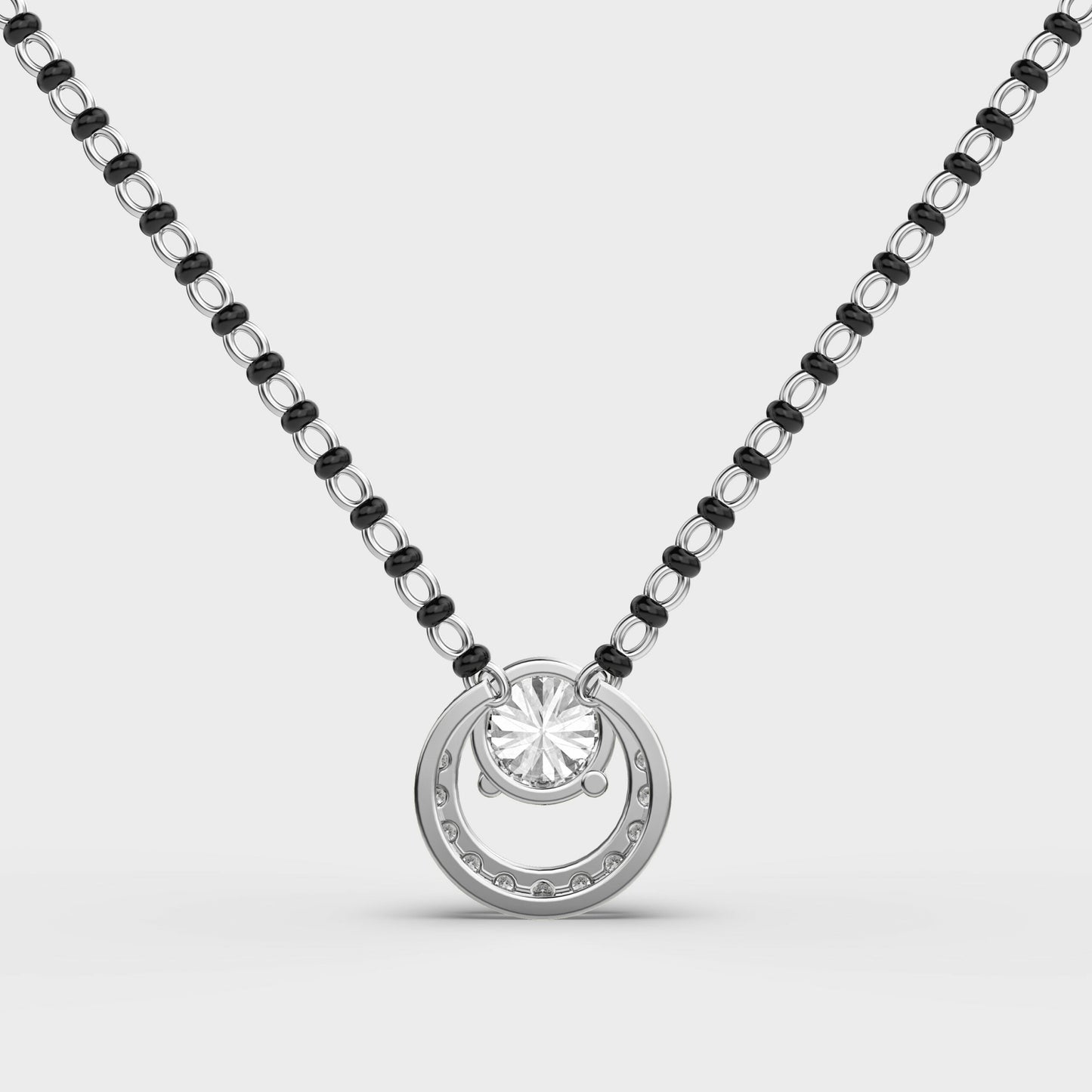 sanskriti solitaire mangalsutra pendant