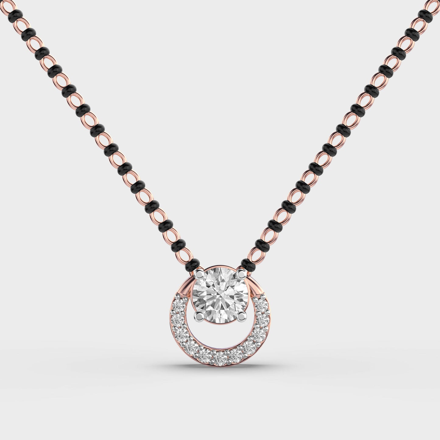 sanskriti solitaire mangalsutra pendant