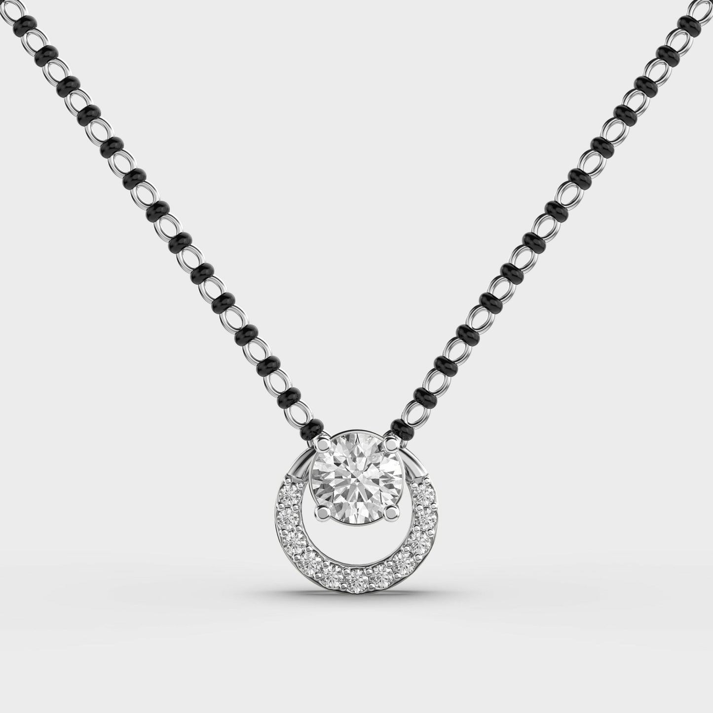 sanskriti solitaire mangalsutra pendant