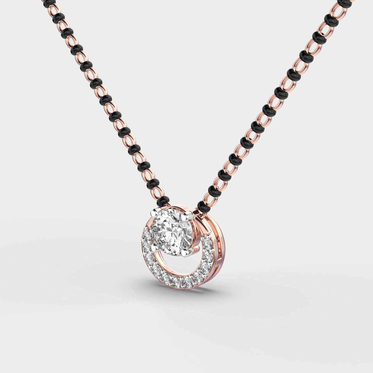 sanskriti solitaire mangalsutra pendant