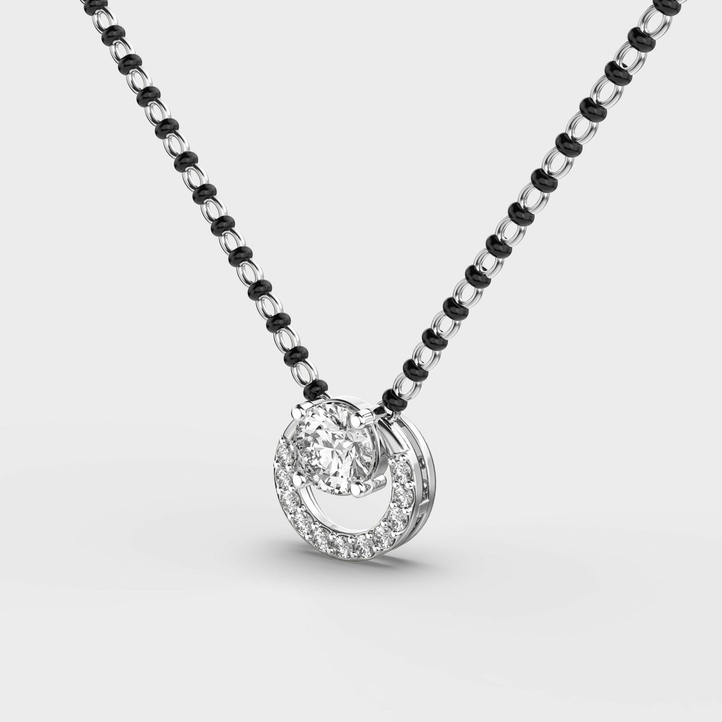 sanskriti solitaire mangalsutra pendant
