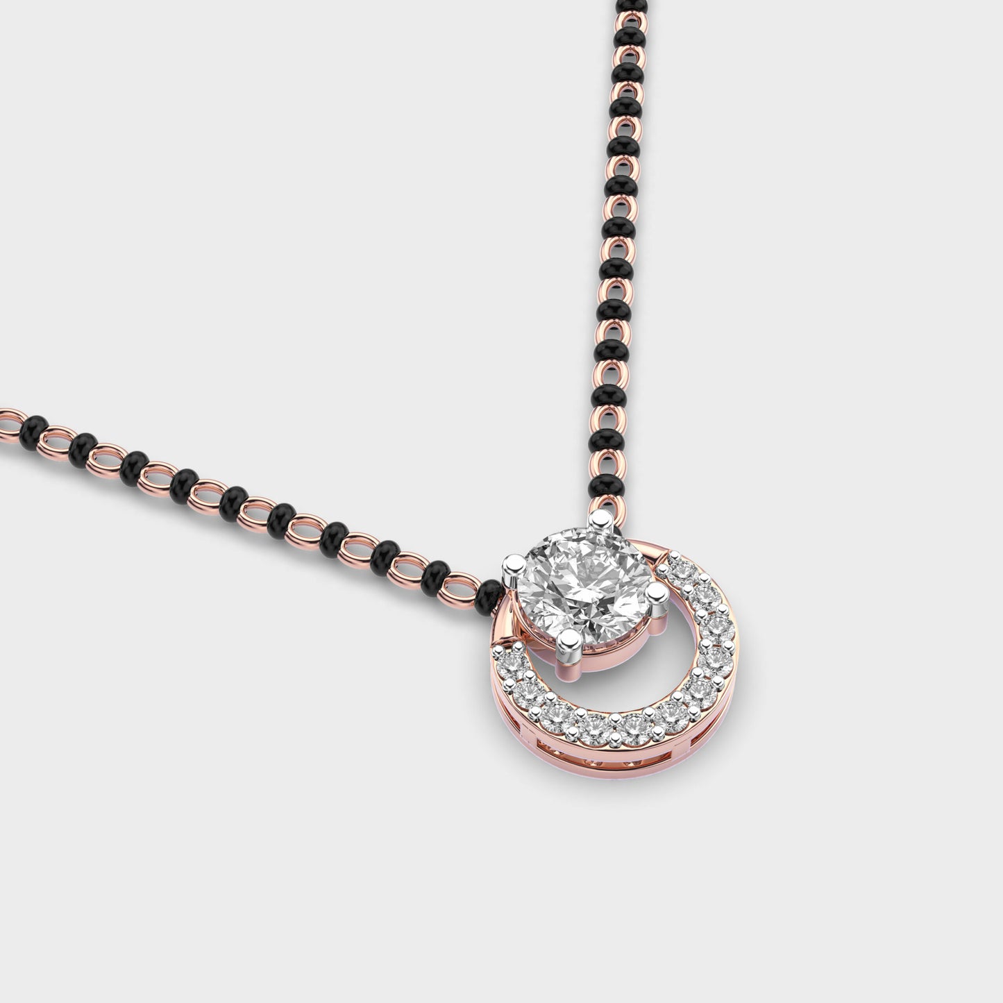 sanskriti solitaire mangalsutra pendant
