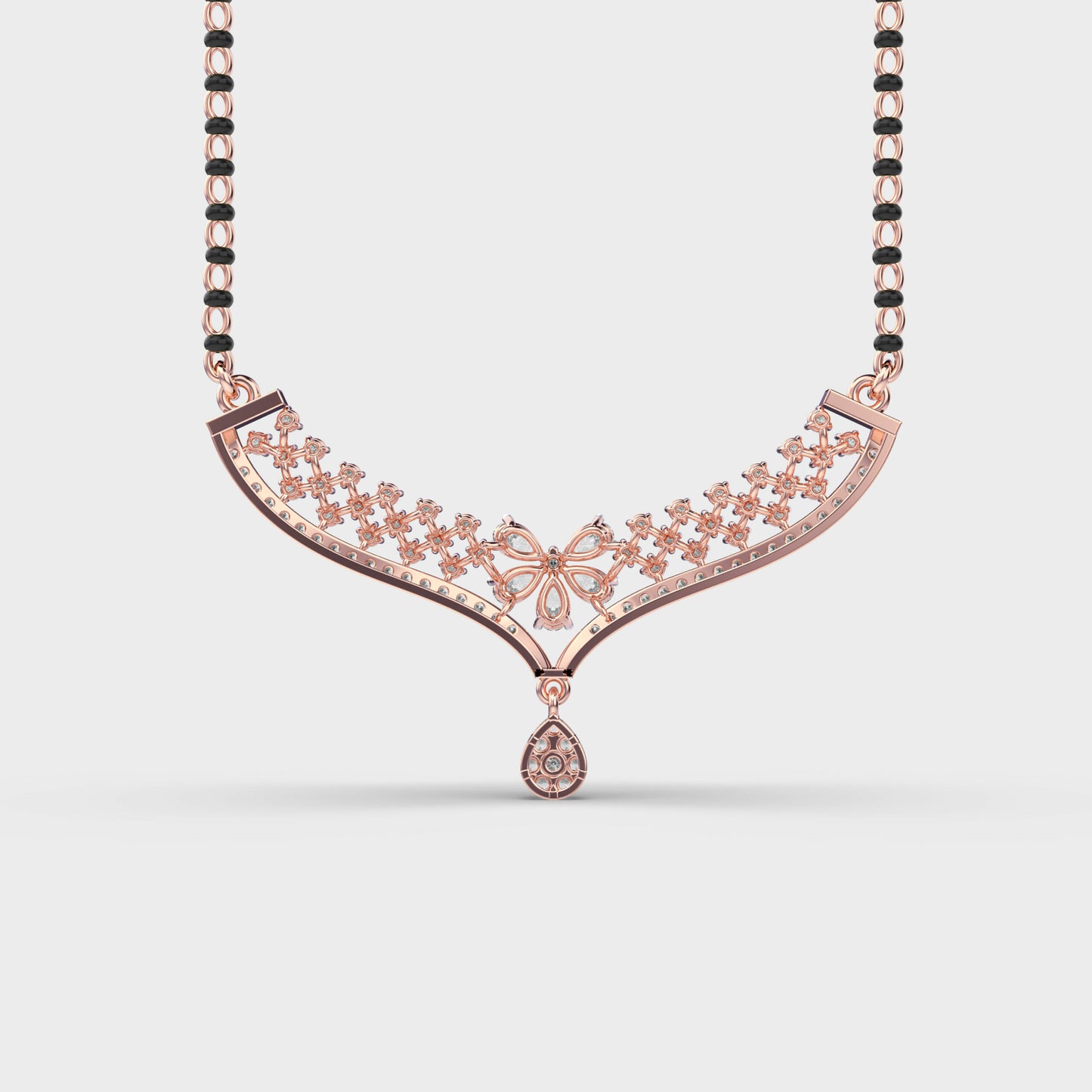 majestic empress diamond mangalsutra (with chain)