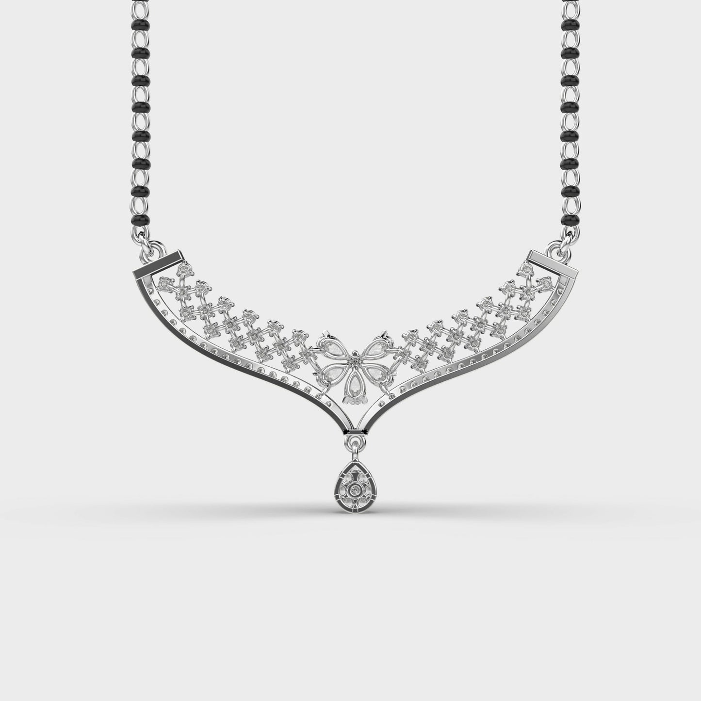 majestic empress diamond mangalsutra (with chain)