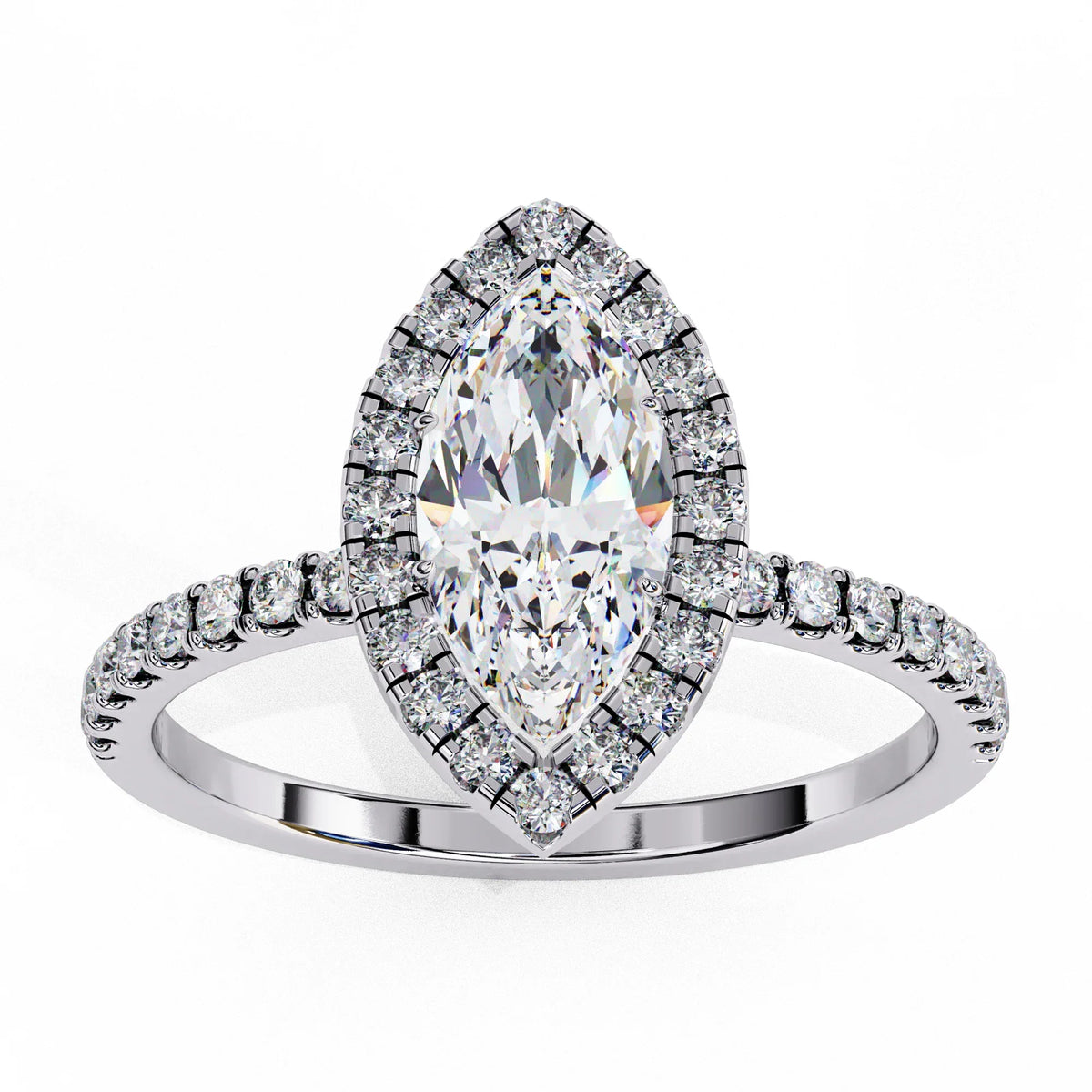 Starlight Marquise Lab Grown Diamond Ring - Ophiratbf