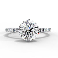 Radiant Classic Lab Grown Diamond Solitaire Ring - Ophiratbf