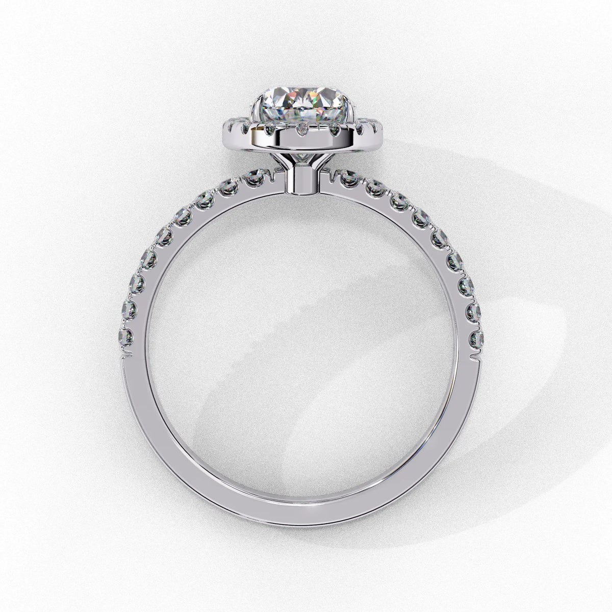 Lustre Oval Lab Grown Diamond Ring - Ophiratbf