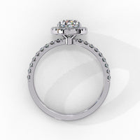 Lustre Oval Lab Grown Diamond Ring - Ophiratbf