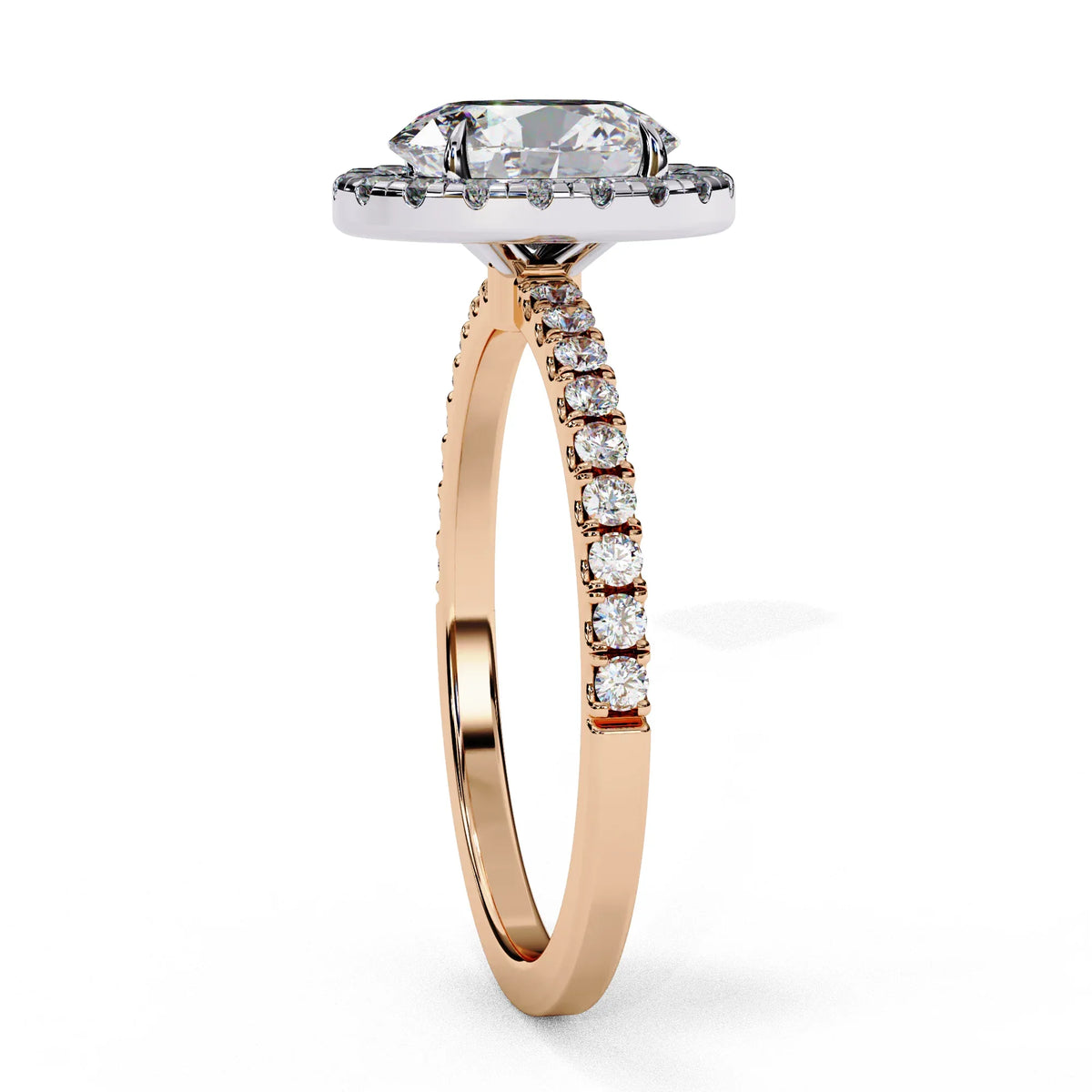 Lustre Oval Lab Grown Diamond Ring - Ophiratbf