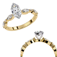 Celestine Marquise Cascade Ring - Ophiratbf