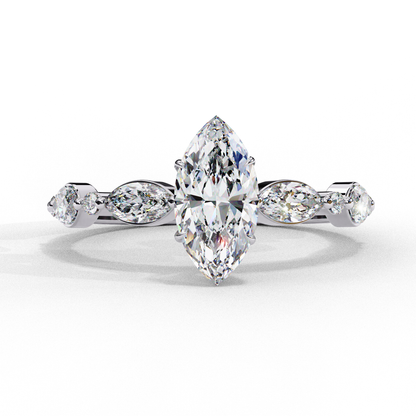 Celestine Marquise Cascade Ring