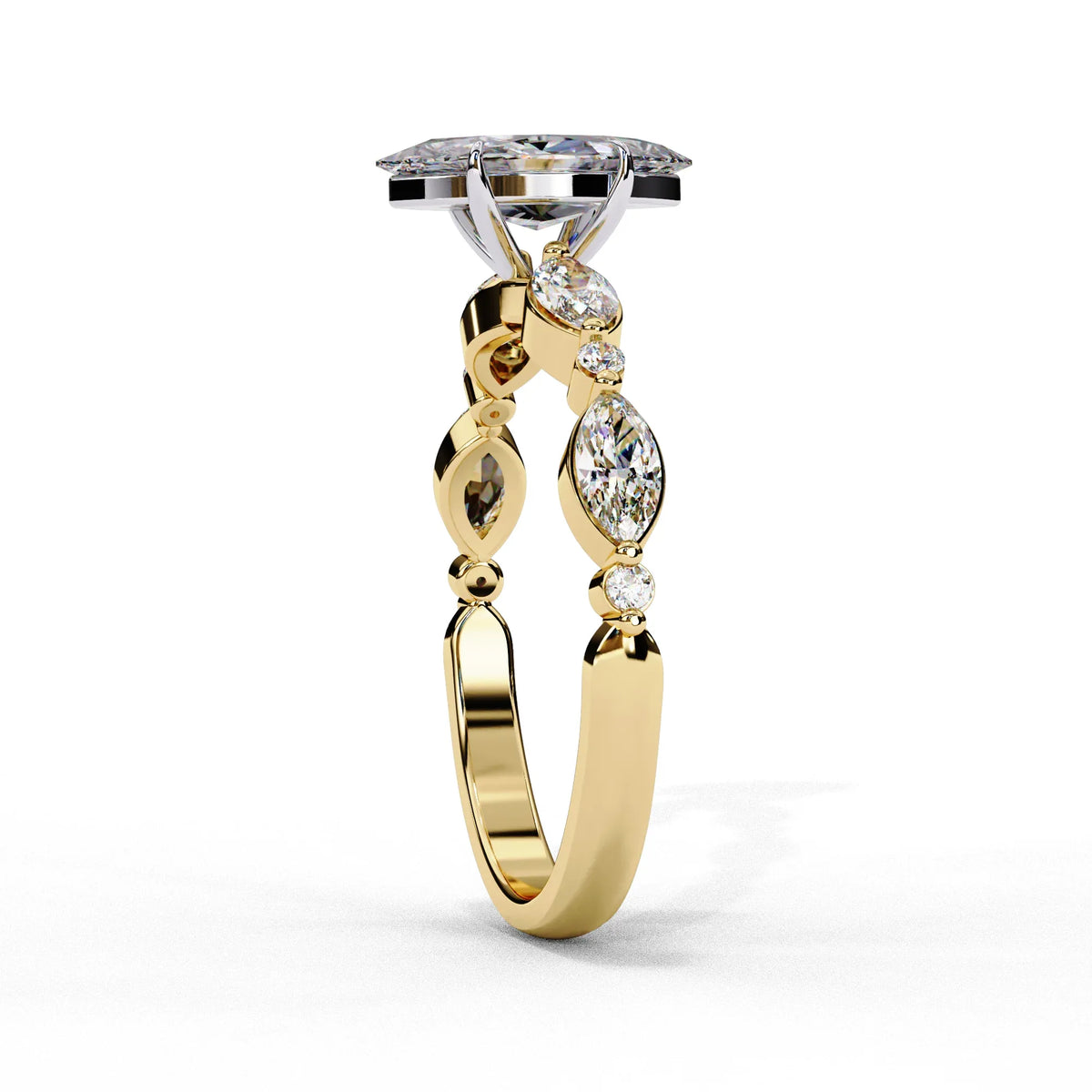 Celestine Marquise Cascade Ring - Ophiratbf