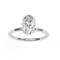 Auralia Lab Grown Diamond Oval Solitaire - Ophiratbf