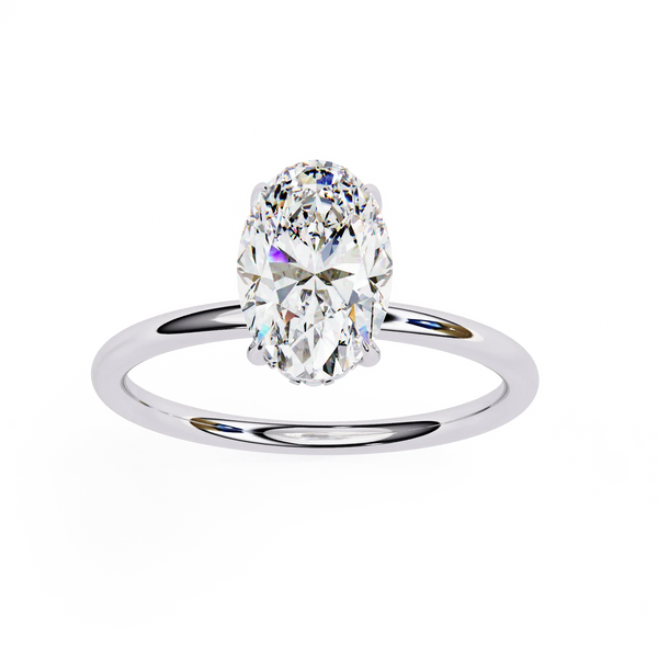 Auralia Lab Grown Diamond Oval Solitaire