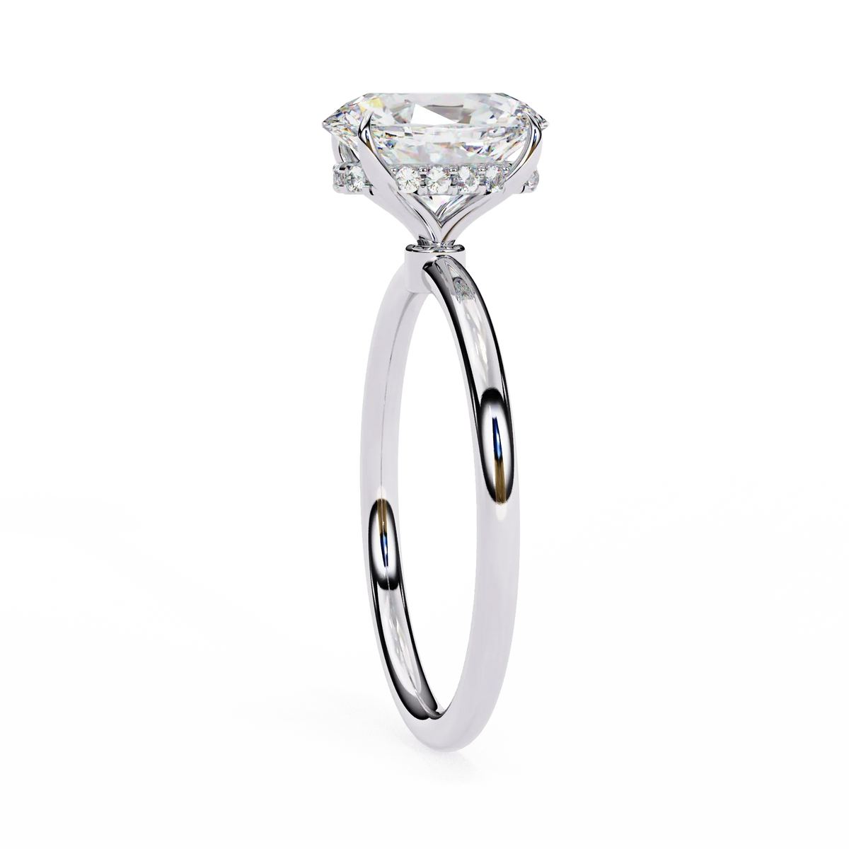 Auralia Lab Grown Diamond Oval Solitaire - Ophiratbf