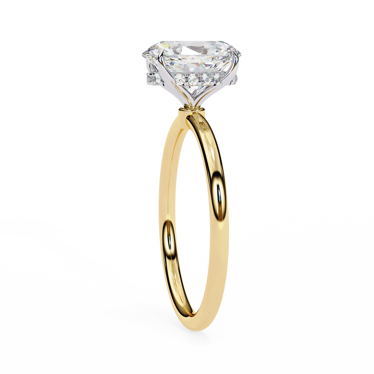 Auralia Lab Grown Diamond Oval Solitaire - Ophiratbf