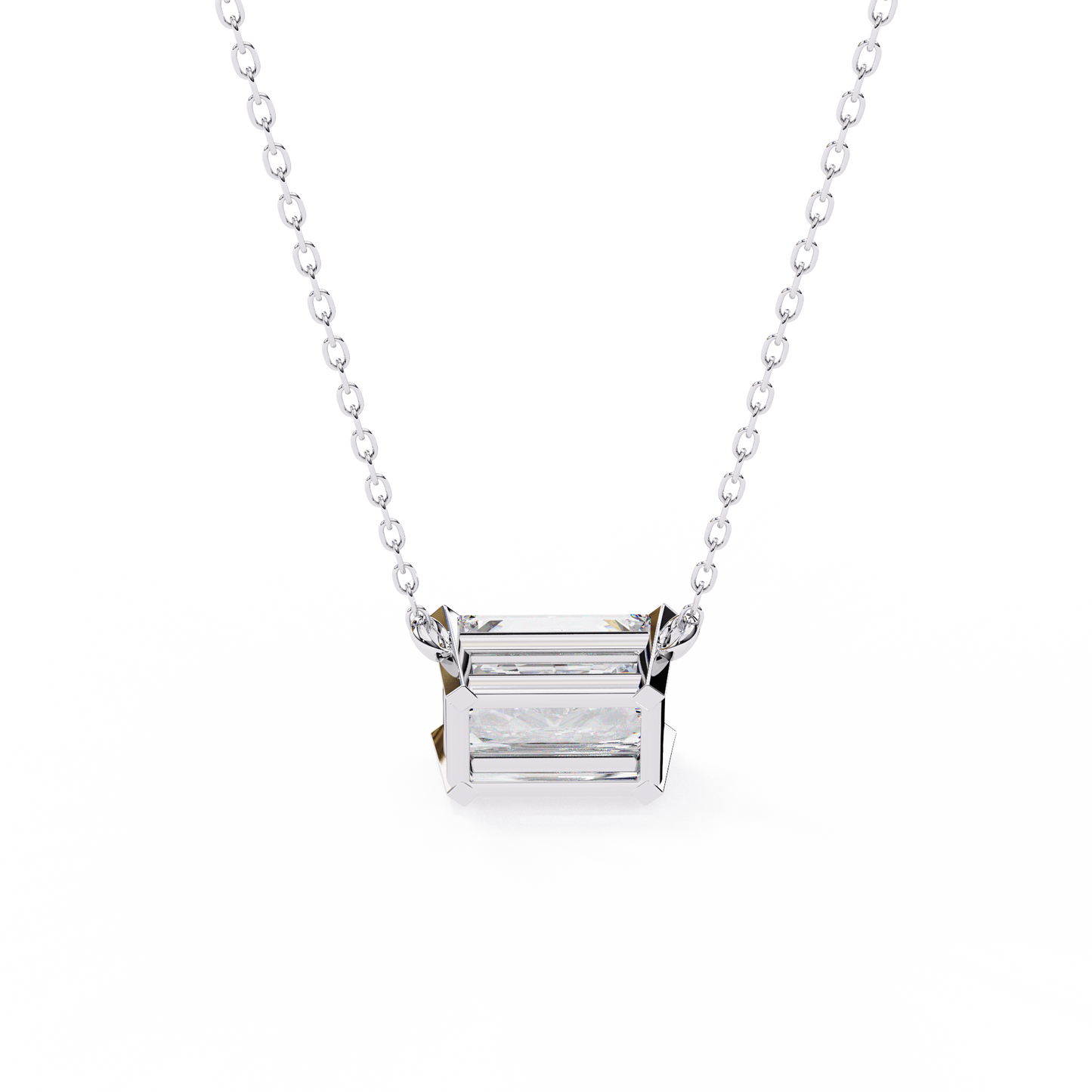 radiant muse lab-grown diamond pendant
