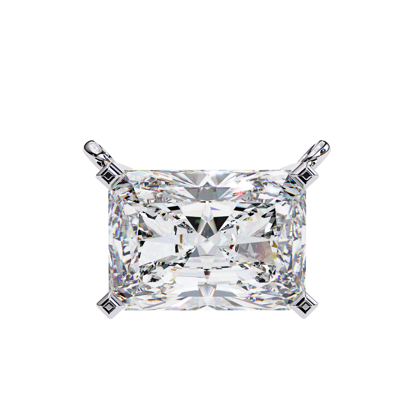 radiant muse lab-grown diamond pendant
