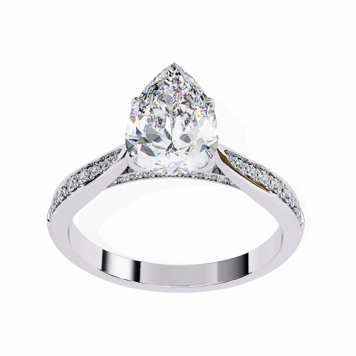 Aurora Drop Lab Grown Diamond Ring - Ophiratbf